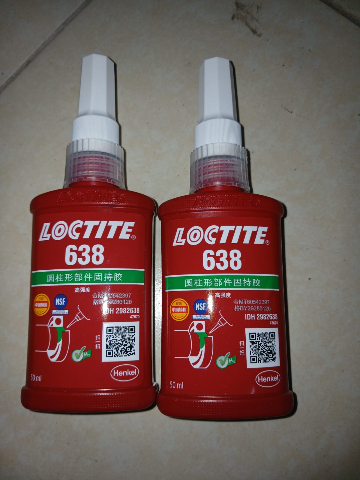 Loctite 638 retaining compound
