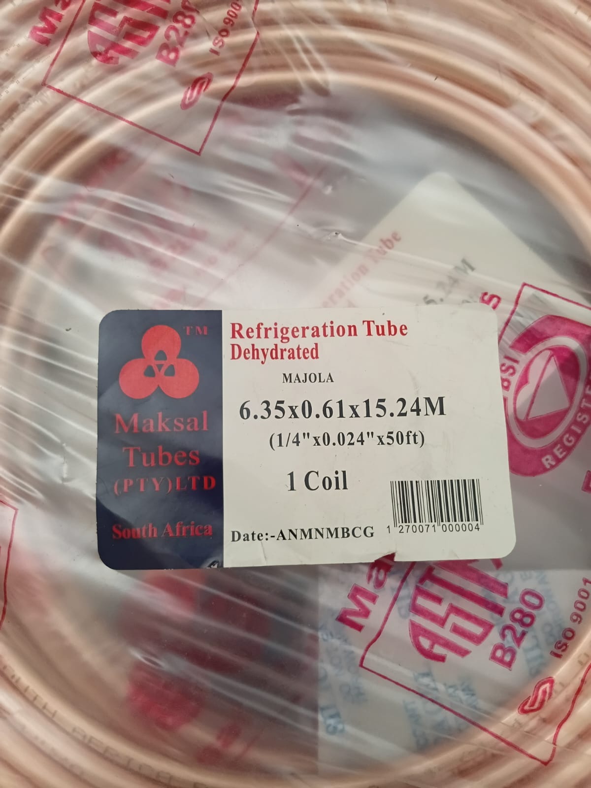 copper pipe rolls