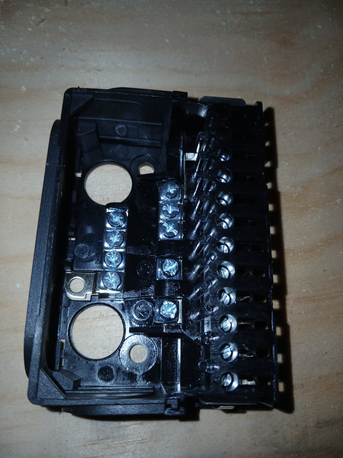 burner control box base