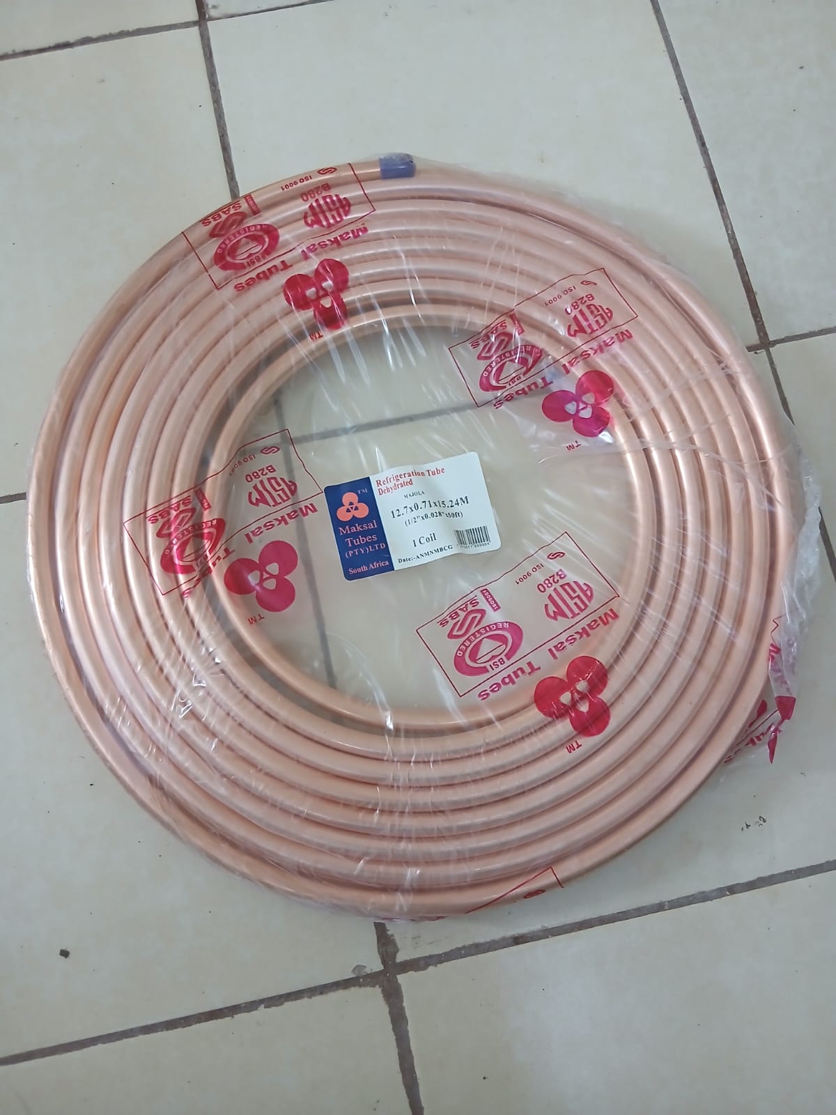 copper pipe rolls